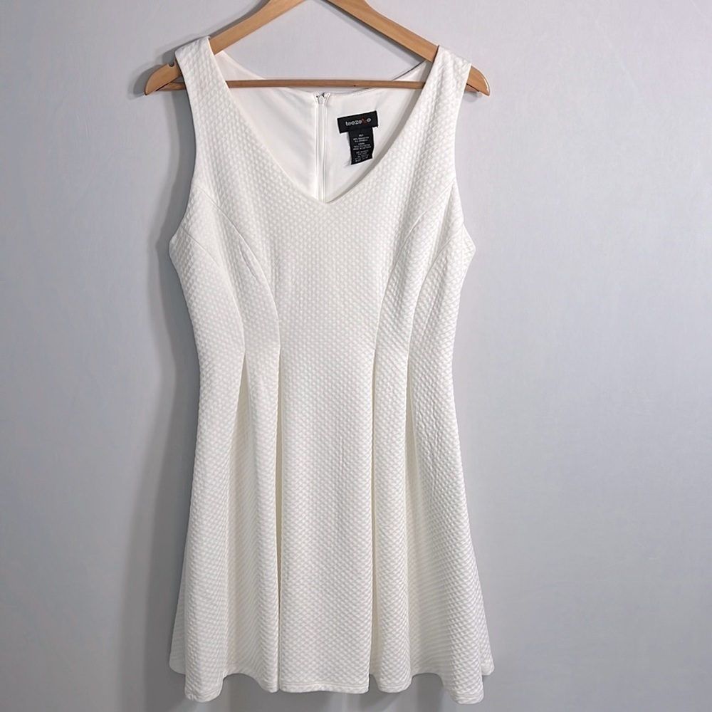 Teeze Me Fit and Flare V neck Dress size 11/12